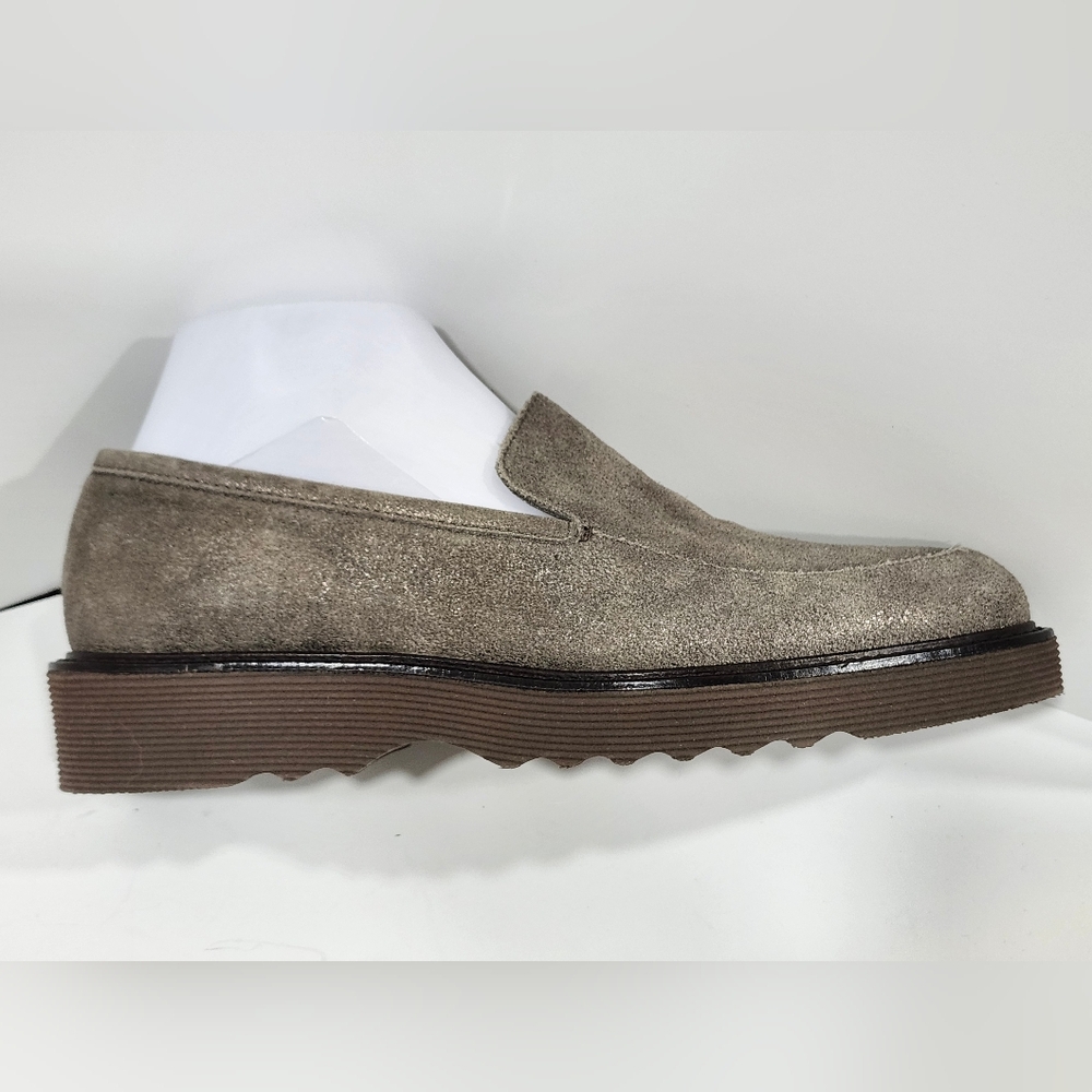 Aquatalia Women's KelseyTaupe Suede Waterproof Loafers Size 8.5 NWOT